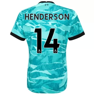 Naisten Jalkapallo Jordan Henderson #14 Vieraspaita Sininen Pelipaita 2020/21 Lyhythihainen Paita