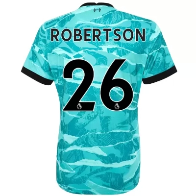Naisten Jalkapallo Andrew Robertson #26 Vieraspaita Sininen Pelipaita 2020/21 Lyhythihainen Paita
